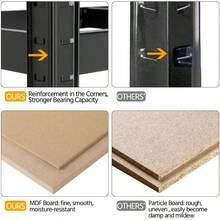 Garage Storage Racks - Black + 180D X30W X 180H Centimetres - View 9