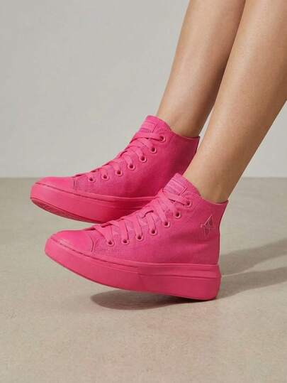  Tenis de Mujer Tipo Bota Court Classics Skechers Casual Calzado de moda Dama 185083 Fiusha