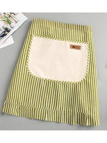 防水半腰围裙，带口袋，商用级服务员围裙，涤纶厨房咖啡厅围裙 - 多色 - 查看 4