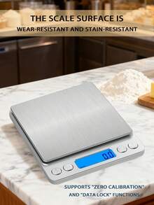 3kg High Precision Scale, Switchable Units, No Manual Calculation Needed, Made Of Durable Reinforced ABS, High-Definition LCD Display, Suitable For Kitchen And Jewelry Weighing, Auto Shut-Off - Battery Powered (Batteries Not Included) - Multicolor - View 7