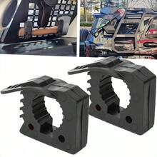 2pcs Quick Release Clamps, Made Of Synthetic Rubber, Suitable For Securing Tools And Equipment On Off-Road Vehicles, ATVs, Trucks And Other Vehicles. Can Be Used As Tool Storage Clips, Outdoor Shovel Holders, Tool Racks, Camping Gear Fasteners - Fixed Bracket - View 2