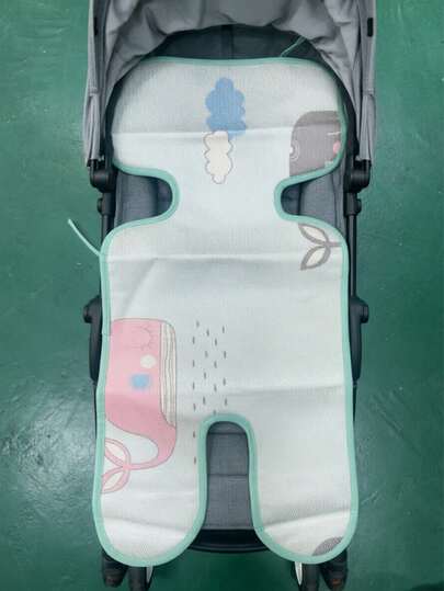 婴儿推车通用凉感坐垫，双面凉感，亲肤透气，安全舒适，也适用于婴儿餐椅，夏季清凉一夏