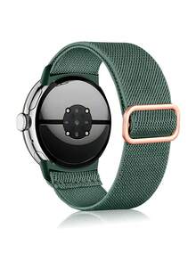 Dây đeo nylon co giãn tương thích với đồng hồ 4/3/2/1, kích thước 41mm 45mm - Chốt kim loại được nâng cấp - Dây đeo thể thao co giãn, thoáng khí, có thể điều chỉnh cho cả nam và nữ. - Kiểu vải chéo - Xem 9