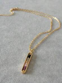 1件装同理心保护项链，女士同理心项链是日常佩戴的首选 - 彩色 - 查看 3