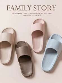 EVA材质可折叠旅行拖鞋，便携防滑可折叠拖鞋，适合旅行、居家、酒店、户外、浴室、宿舍等场合，男女情侣款设计 - 咖啡色 - 查看 3