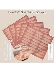 Spitzen-Mesh-Augenlid-Tape in Oliv, unsichtbarer Doppelfalte-Augenlid-Aufkleber, Beauty-Augenlid-Werkzeug, 180-240 Stücke, Kosmetik, günstig, Raumdekoration, Schminktisch, Reise, Schlafzimmer, Make-up-Zubehör, günstig, Weihnachtsgeschenk, Kosmetik, Schnäppchen, Geschenk, Weihnachtsgeschenk - Nackt - Übersicht 7