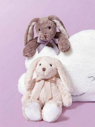 POKOJA LAND 30cm/11.81inch Thỏ nhồi bông dễ thương Búp bê thỏ mềm mại Đồ chơi thỏ đi kèm Búp bê Quà tặng sinh nhật Quà tặng hoàn hảo cho ngày sinh nhật Lễ Phục sinh - Trang trí nhà Quà tặng ngày lễ tình nhân Trang trí Halloween