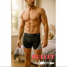2 Cuecas Boxer Sport Adulto Dry Fit Lisa Cueca Esportiva Box Masculina Respiravél Conforto e Qualidade. - Multicolorido - Visão 5