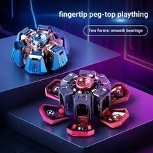 Creative Transformable Finger Spinner, Cool Tech Competitive Stress Relief Toy, Explosive Armor Mechanical Transformation, Perfect Gift For Birthday, Christmas, Easter - Multicolor - View 6