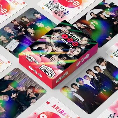 55张艺术家2026年节日贺卡LOMO卡片。圣诞节和新年礼物，MAR/TI/N，JUHOON，JAMES，KEONHO，SEONGHYEON。