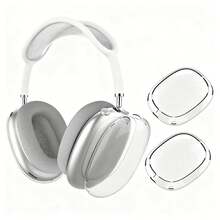 Apple Slime Soft Anti-Scratch Transparent Protective Case, Compatible With Max, TPU Wireless Shock-Proof Earphone Protective Case - Clear - View 2