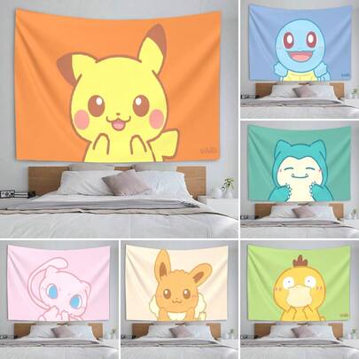 1/6 Tấm - Banner treo tường theo chủ đề - Với hình ảnh hoạt hình dễ thương và màu sắc sống động. Trang trí tường lý tưởng cho phòng ngủ, phòng khách, ký túc xá và các bữa tiệc. Một món quà banner treo tường theo phong cách nghệ thuật hiện đại và sáng tạo - Món quà trang trí hoàn hảo.