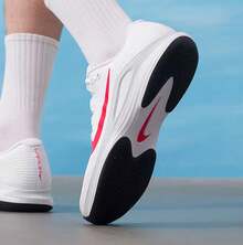 Nike Vapor 12阿爾卡拉斯同款男子硬地減震網球鞋 - 白色/紅色 - 查看 6