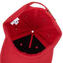 Puma 男女通用棒球帽，FPF-ESS-Cap，轻便舒适，适合日常佩戴，027088-01 - 紅色-湖綠色 - 查看 6