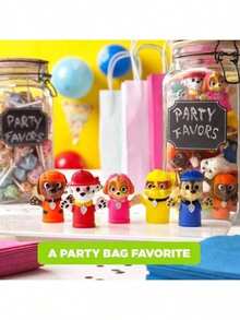 Paw Patrol 1 件汪汪队立大功卡通动漫模型玩具，男孩女孩动物套装，软橡胶互动手偶，手指玩具，生日礼物（款式随机） - 彩色 - 查看 8
