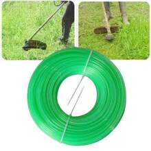 Dây cắt cỏ 30M, phụ kiện máy cắt cỏ răng cưa, dụng cụ làm vườn, dây cắt cỏ tự động chất lượng cao đa năng, dây nylon chống mài mòn, đường kính 2.4mm, dụng cụ làm vườn, dây cắt cỏ nylon bền bỉ đa năng. - 2,4mm*30m - Xem 2