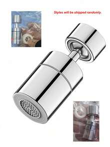 Đầu vòi sen bếp hai chế độ mới, có bộ lọc, xoay 360° điều chỉnh được, chống bắn nước, bộ tạo bọt cho vòi chậu rửa nhà bếp, phụ kiện trang trí phòng tắm mùa thu. - Nhiều màu - Xem 8