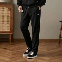 Quần thể thao nam Adidas, quần dài chạy bộ, tập luyện và mặc thường ngày bằng vải dệt. - màu đen - Xem 4