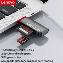 Pembaca Kartu SD Lenovo 2-in-1, Transfer Kecepatan Sangat Tinggi, Kompatibel dengan Berbagai Perangkat, Pasang dan Mainkan, Ringan, Dapat Digantung dengan Tali - View 13