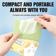 YTRUNS Hojas de control de grasa de colores surtidos y fragancia ligera, para piel grasa, papel facial absorbente amigable con el maquillaje, control de brillo portátil para uso diario y viajes - Multicolor - Ver 3