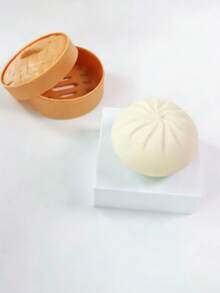 Soft Dumplings/Buns Shaped Desktop Toy, Suitable For Adults, Can Be Squeezed And Deformed, Soft Texture For Office Desk Or Home Decor, Ideal For Birthday Party, Holiday Gift For Family, Friends, Colleagues, Lover, Yourself - Multicolor - View 11