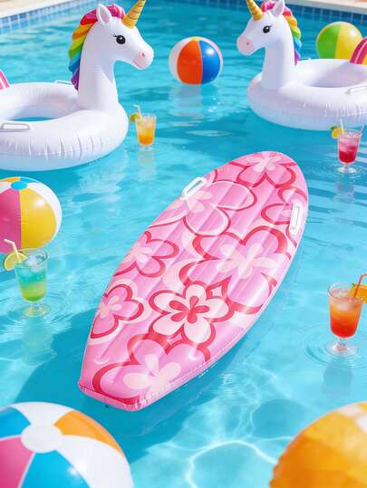 1/2 chiếc ván lướt sóng bơm hơi, đồ trang trí tiệc Hawaii bơm hơi, ván lướt sóng bơm hơi dùng cho cầu trượt nước, phao bơi và tập bơi.