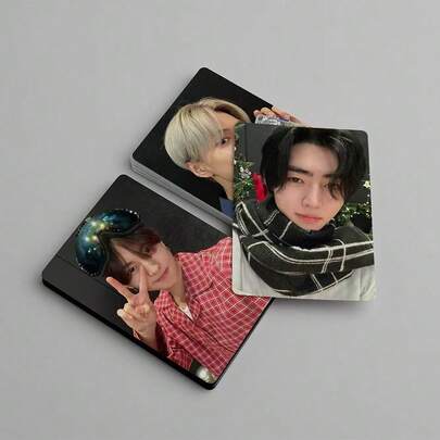 1 hộp đồ chơi bóp mềm kèm 55 thẻ ảnh album mới, phiên bản đặc biệt 2026 GGU, thẻ Lomo do fan tự làm, thẻ ủng hộ nhóm nhạc nam, thẻ sưu tầm, thẻ sưu tập mới, để trưng bày và sưu tầm, hàng hóa nhạc Pop, bộ thẻ đóng hộp.