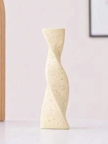 一套扭曲树脂花瓶，做旧侘寂风格装饰花瓶，适用于客厅、玄关、桌面 - 砂岩幾何扭曲 - 查看 10