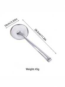 1/2/4pcs Stainless Steel Frying Oil Strainer Ladle, Food Oil Skimmer, Drain Oil Clip, Tofu Powder Filter Net,Kitchen Strainer Set With Fine Mesh, Essential Kitchen Tools & Kitchen Accessories, A Must-Have Kitchen Tools Gift For Home Chefs, Space-Saving Storage For Kitchen Organizers,Christmas Kitchen Gifts Idea - Silver - View 9