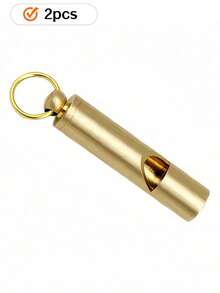 1 chiếc còi huấn luyện chó, dụng cụ huấn luyện chó, còi sinh tồn ngoài trời - Màu vàng - Xem 14