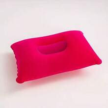 1pc Inflatable Square Pillow, Travel Neck Pillow, Portable U-Shaped Pillow Suitable For Airplane, Lightweight Foldable Nap Pillow Suitable For Travel And Office - Multicolor - View 8