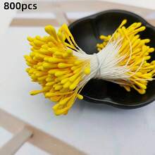 400/800 nhụy hoa nhân tạo, nhụy hoa giả ngọc trai, đồ trang trí nhà cửa tự làm, thích hợp cho cắm hoa cưới, trang trí nhà cửa thủ công, Lễ Phục Sinh, Ngày của Mẹ, Ngày của Cha và các dịp khác. - trắng - Xem 20