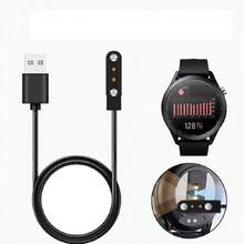 适用于 DIDO 智能运动手表 E55s Pro 的充电器，E8/E10S/Y60/E39S Pro 磁吸充电线 - 查看 2