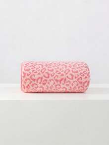 1pc/2pcs/3pcs Luxury Pink Leopard Print Towel Set - Jacquard Coral Fleece, Ultra Soft Plush Towels, Ideal For Bold Home Decor And Spa Setting - Multicolor - View 6