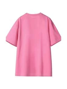 CAMEL CROWN Camiseta deportiva para mujer, top de manga corta, cómoda y transpirable de secado rápido, adecuada para primavera y verano - Rosa apasionado - Ver 4