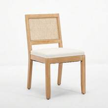 Dining Chairs - Beige + Linen + Foam-1 - View 4