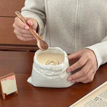 大号陶瓷咖啡杯水杯耐热袋形杯手工制作防滑布袋马克杯居家聚会 - 彩色 - 查看 3