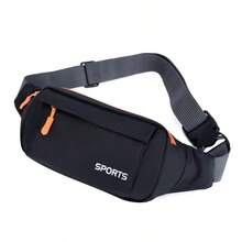 Bolsa de cintura/bandolera unisex con correa de hombro ancha ajustable, cinturón deportivo multifuncional, bolsillo para teléfono celular, billetera, llavero, mochila impermeable para viajes, senderismo y vacaciones. - Multicolor - Ver 8