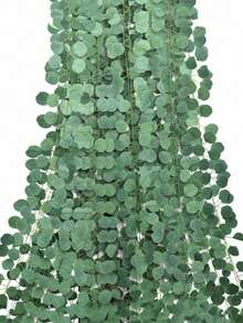 24pcs Artificial Eucalyptus Wreath, Fake Eucalyptus Leaves Table Runner, Wedding Party Tabletop Fireplace Bedroom Wall Decor, Spring Summer Home Decor Gift, Artificial Plants - Multicolor - View 2