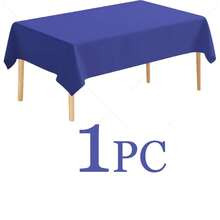 3/1 Pack/Disposable Plastic Tablecloth 54 Inches X 108 Inches, Premium PEVA Party Tablecloth Fits 6 To 8 Ft Tables, Suitable For Indoor Or Outdoor Party, Birthday, Wedding, Valentine's Day, Engagement, Anniversary, Buffet (Red) - Red - View 32