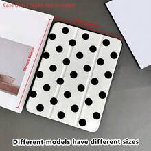 Ốp bảo vệ máy tính bảng dạng folio chấm bi có ngăn đựng bút, tương thích với iPad Pro (M5)/ Air (M3)/ 11"(A16)10.9/10.2/ Air thế hệ thứ 5/Pro11/10th/9.7/Air 2/ (thế hệ thứ 7)/ (thế hệ thứ 8)/ Air 4/5/ Pro 11/ Thế hệ thứ 10 10.9 inch 2022 Smart Case/ Air 13(M3 2025)/ Air 11(M3 2025)/ Air 11(M3 2025)/ 11(A16 2025), chức năng tự động ngủ/thức/Tương thích với 5/5PRO/6/6PRO/7/18PRO - Nhiều màu - Xem 10