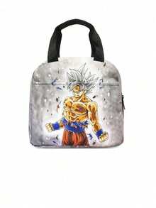 Sac isotherme grande capacité à fond renforcé résistant à l'usure et anti-déchirure pour employés de bureau, sac carré 3D non affaissable avec doublure en feuille d'aluminium épaissie, sac de rangement à main avec pack de glace épaissi, sac isotherme de rangement à main grande capacité, style simple et élégant, rangement compartimenté pour livres, documents et articles personnels, idéal pour les trajets domicile-travail, durable et - Multicolore - Voir 1