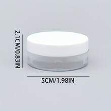 1 pezzo Custodia riutilizzabile in plastica per cipria sciolta da 20g con cuscinetto per cipria morbido, design multifunzionale adatto per conservare cipria sciolta, crema per gli occhi, correttore e campioni di prodotti per la cura della pelle, portatile e leggero per l'uso in viaggio, strumento di trucco essenziale per il ritocco quotidiano di donne e ragazze, trucco all'aperto e appassionati di trucco - Multicolore - Visualizzare 7