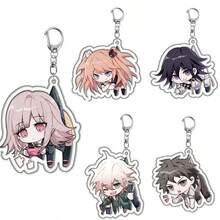 Móc khóa acrylic hai mặt dành cho người hâm mộ, hình nhân vật anime và game Nanami, ChiaKi, Nagito, Komaeda, mặt dây chuyền dễ thương. - Nhiều màu - Xem 2
