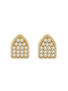 2pcs Hip Hop Style Men's Glitter Tooth Grillz, Popular Accessory For Men At Parties And Music Festivals - Single Braces - View 8