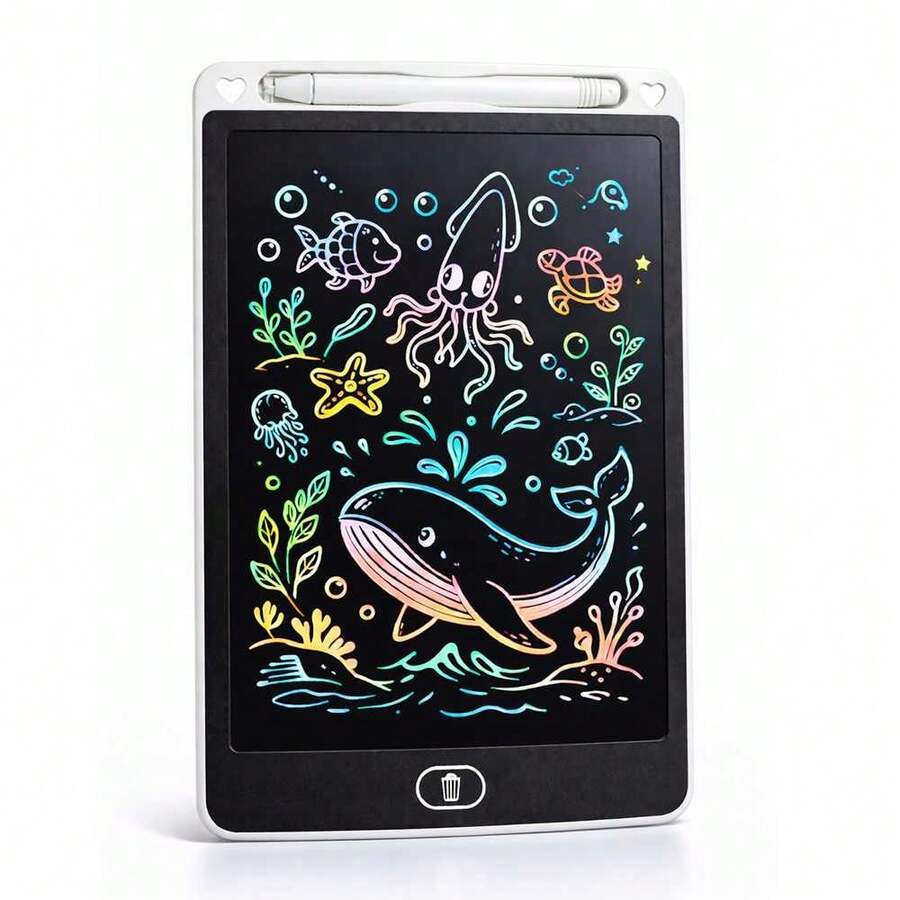 10.5" Erasable LCD Magic Drawing Board - White - View 1