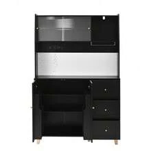 Buffets & Sideboards - Black + MDF - View 9