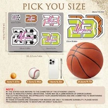 4-26厘米定制球员姓名贴纸，防水个性化足球号码姓名贴纸，适用于棒球、篮球、网球、美式橄榄球，清晰印刷，世界杯贴纸，完美乙烯基贴纸，可用于水瓶、笔记本电脑、文具、行李箱、手机，是送给朋友、学生、运动队的理想定制足球迷笔记本电脑贴纸。 - 異形 - 查看 2