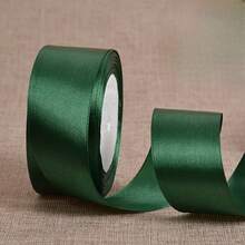 25 Yards Satin Ribbon 4CM Wide, Wedding Chair Decor, Flower Gift Wrapping, Cake Packaging Ribbon - Multicolor - View 40