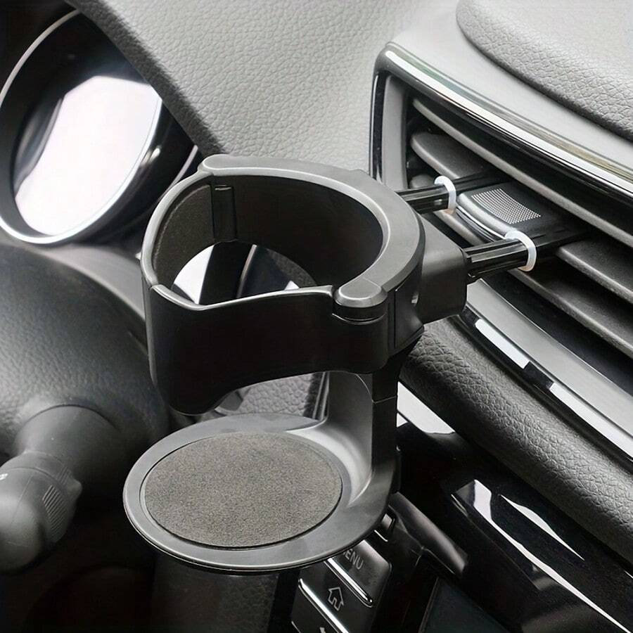 Giá đỡ cốc ô tô được nâng cấp, kẹp dày hơn, có thể điều chỉnh và xoay được, phù hợp cho ô tô, xe tải, SUV, giá đỡ đa chức năng với miếng đệm chống trượt.